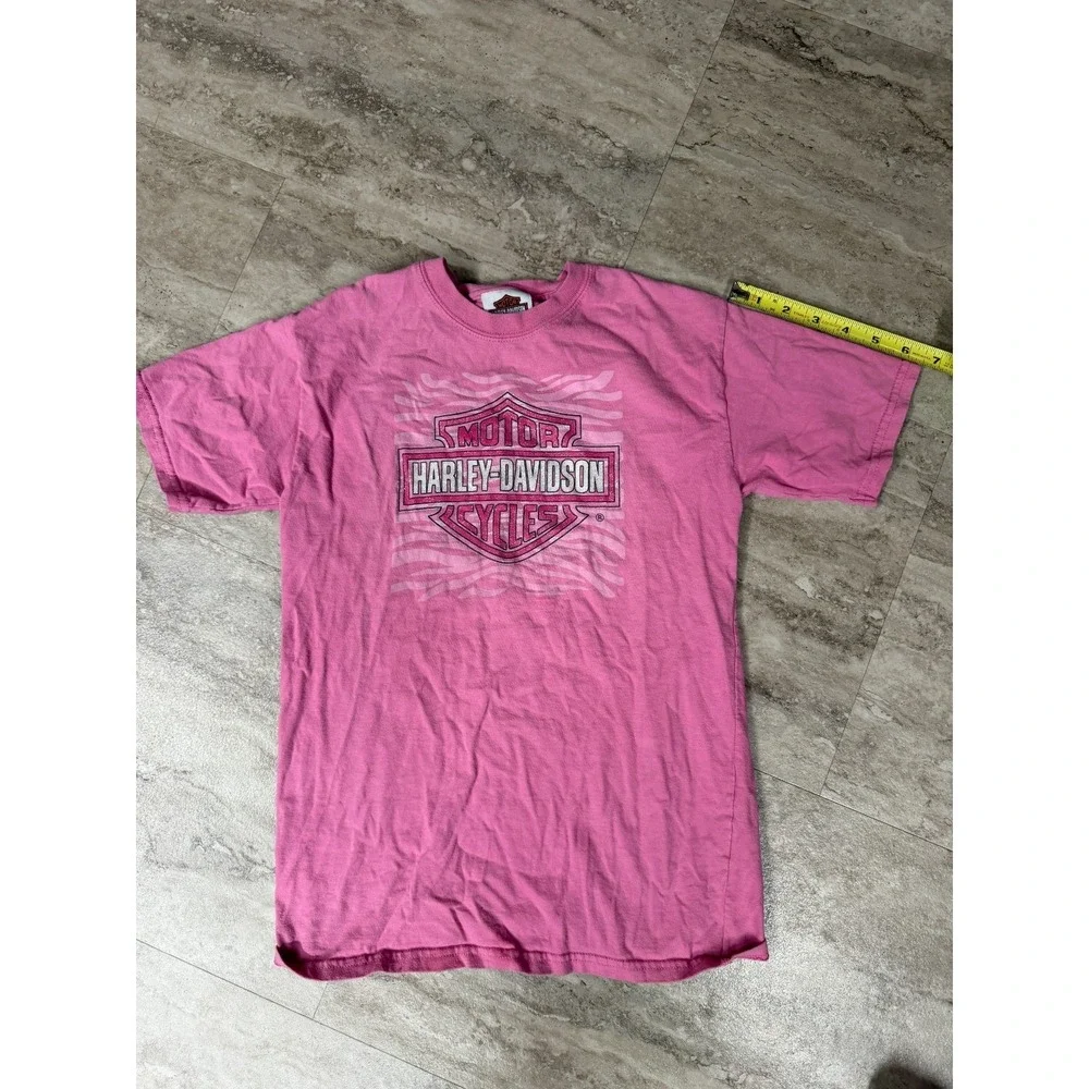 Harley Davidson Shirt -  Kids Medium 10/12 - Pink - Chesters Mesa Arizona‎